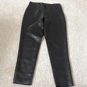Zara Faux Leather Snake Skin Leggings